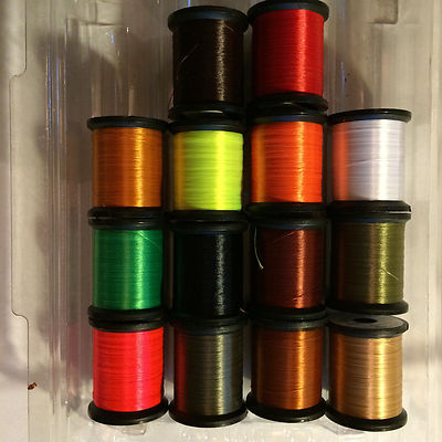 LAGARTUN X STRONG 150 Denier ''13 Spool Set''  Fly Tying premium thread - RARE!!!!