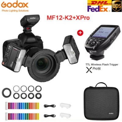 Godox MF12-K2 Macro Flash Speedlight Wireless Control XPro