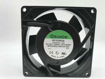 SUNON SF23092A 2092HSL.GN 220-240V 0.07/0.06AMP 9225 cooling fan