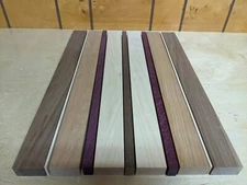 #20 13/16" CUTTING BOARD KIT - WALNUT, MAPLE, CHERRY, & PURPLE HEART