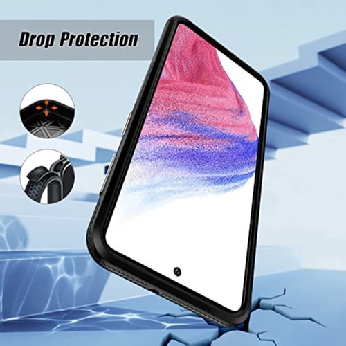 Guisessy Case for Samsung Galaxy A53 5G with 2 Pack Screen Protector,Military Sh - 第 7/7 張圖片