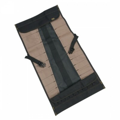 CLC 1173 32 Pocket Socket Tool Roll Up Pouch Organizer