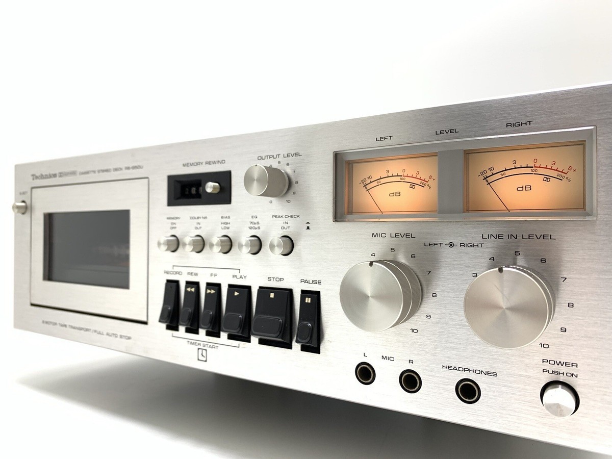 TECHNICS RS-650U Stereo Cassette Tape Deck 2 Head Vintage TECHNICS RS-650U Stereo Cassette Tape Deck 2 Head Vintage