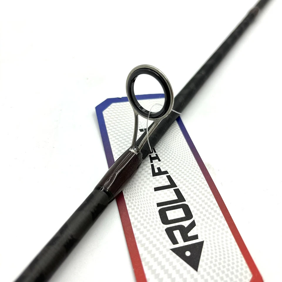 ROLLFISH Spinning Fishing Rod 6'6" 10-25lb ML Casting Rod Carbon Trout Rod - Image 3 of 4