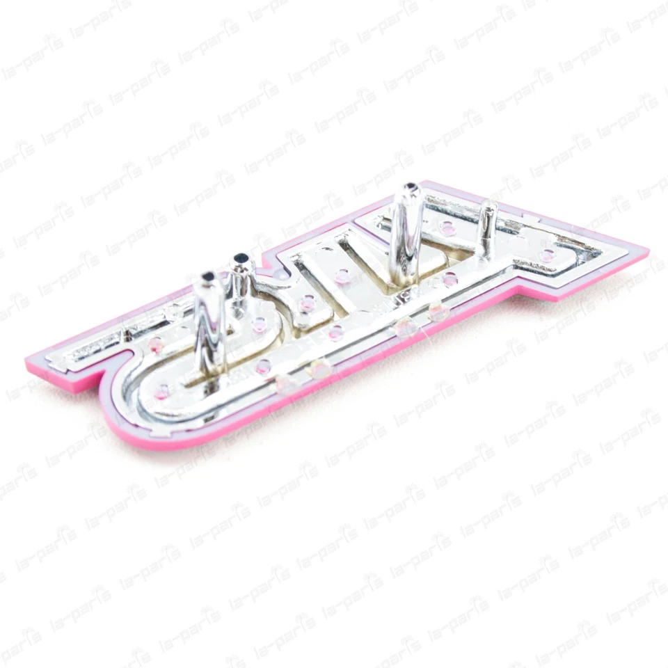 NUEVO GENUINO SUBARU 2004 IMPREZA WRX STI GDB PARRILLA DELANTERA EMBLEMA INSIGNIA ROSA JDM Foto 3 de 4