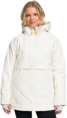 Roxy Women's Radiant Lines Overhead DryFlight Jacket, Egret, Size XS