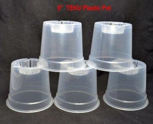 14 X Clear Plastic Orchid Pots Orchid Plant Pots 7 X 15cm 7 X 12cm 14 Ebay