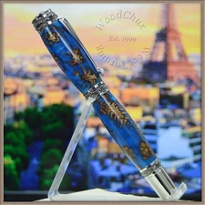 Handmade Exotic Mini Pine Cones & Resin Rollerball Or Fountain Pen ART 1393a