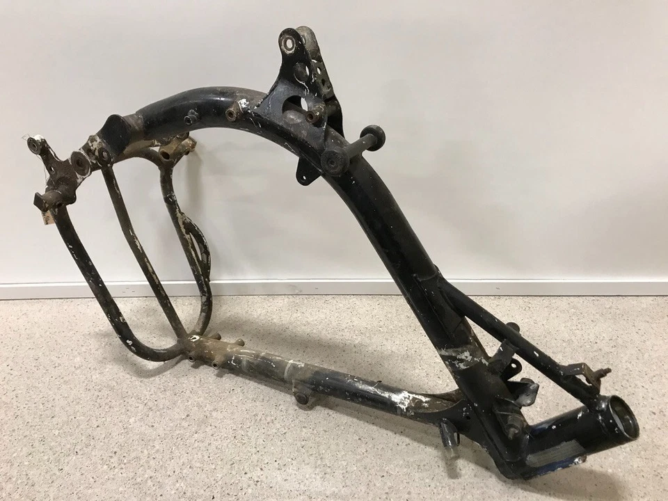 90 Husqvarna 510 WMX TC OEM cuadro principal chasis carrocería motor base 1990 Foto 2 de 4