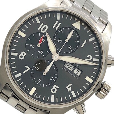 IWC Pilot's Watch Chronograph Spitfire IW377719 SS Automatic 43mm Men's Watch