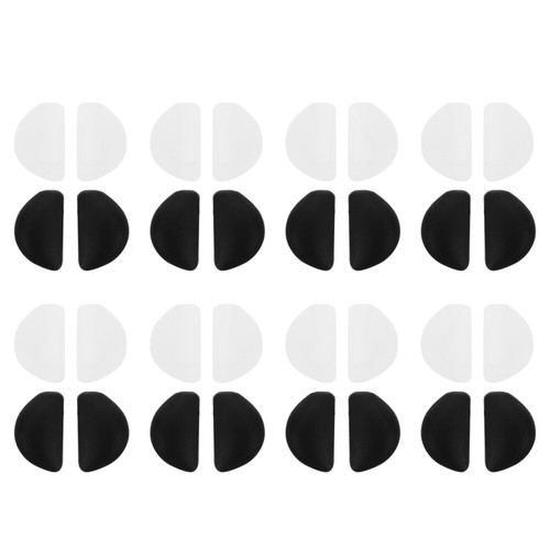 20 Pairs Silicone Nose Pads Work Eyeglass Cushions Protector for Glasses