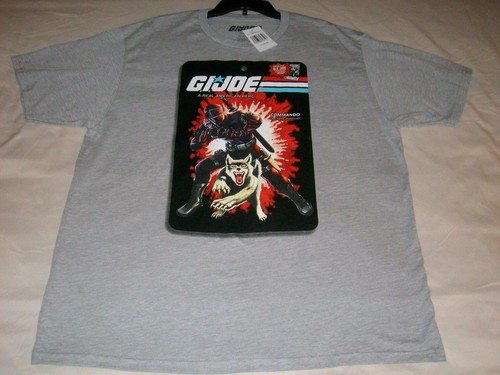 Snake Eyes Commando GI Joe American Hero Comic Gray T-shirt Men's XL New w/ Tag - Picture 2 of 2