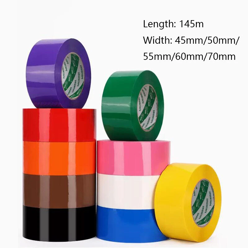 Cinta de sellado colorida de 145 m Cinta de sellado de alta viscosidad Cinta de embalaje de cartón Nueva Foto 2 de 4