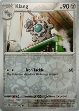 100/142 KLANG REVERSE HOLO STELLAR CROWN POKEMON CARD