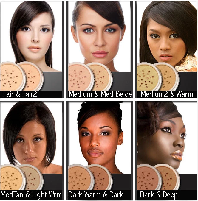 Mineral Foundation Make up Bare Pure Natural Minerals Magic Cover Face Powder - Image 2 of 4