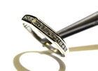 14k white gold .72ct VS H princess diamond channel set wedding band ring 3g 6.25 — photo 6
