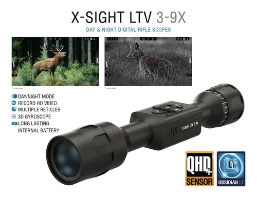 Refurbished ATN X-Sight LTV 3-9x Ultra Light Day & Night Vision Rifle Scope - Picture 7 of 8