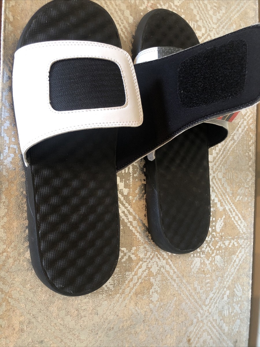 Allen IVERSON Black Slide Sandals with Logo Reebok iverson main image 3