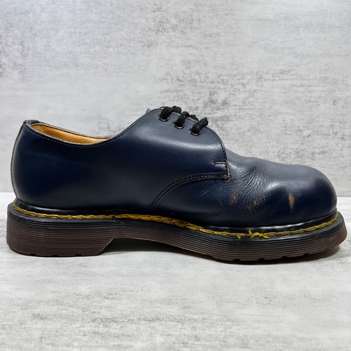 Oxford Dr Martens Vintage Años 90 Inglaterra Puntera de Acero 3 Ojos - Para Hombre Talla UK 7 / US 8 - Imagen 2 de 12
