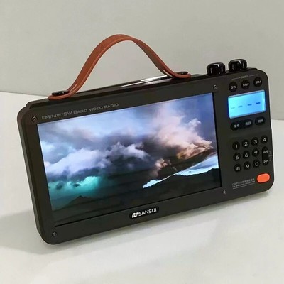 Portable FM Video Display Radio Wireless Bluetooth Music Player Video E-book