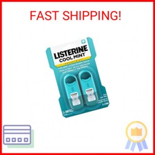 Listerine Pocketmist Cool Mint Oral Care Mist to Get Rid of Bad Breath, 2 Pack