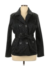 Free Spirit Women Gray Coat Xl Petites