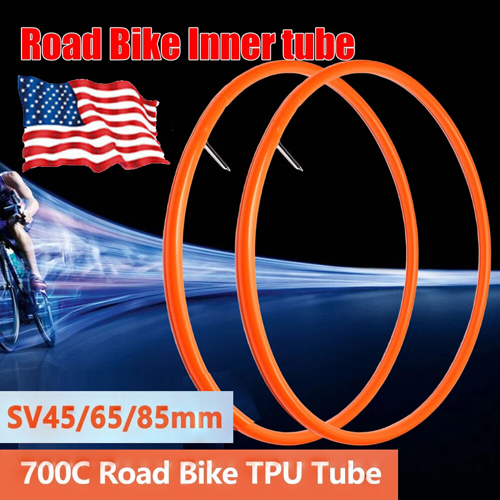 2024 Ultralight Bicycle TPU Inner Tube 700x18/32C Road Bike SV 45/65/85mm  28g US