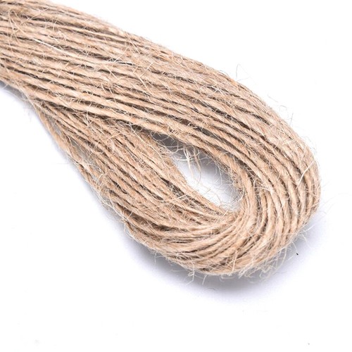 100Pcs Thank you Tag Craft Paper Hang Tag Label with 20m jute Wedding Party -*- - Picture 5 of 6