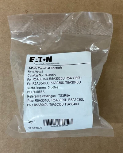 Eaton 3 Pole Terminal Shroud TS3R5A