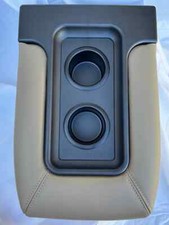 Center Console Lid With Cup Holders 99-02 Chevy Silverado Sierra Tahoe Beige Tan
