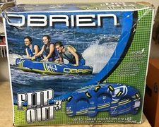 NEW OBRIEN Flip Out 3 Towable 3-Person Water Tube Fully Covered 94” X 44”