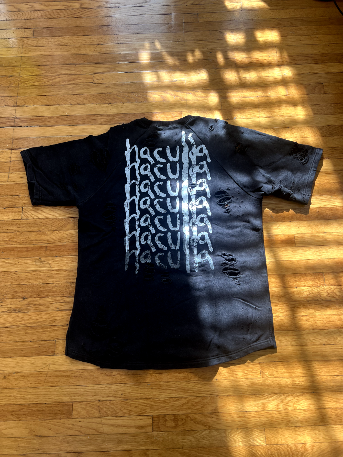 Haculla, Designer T-Shirt, Deadstock, Black Graphic T-Shirt, Basquiat
