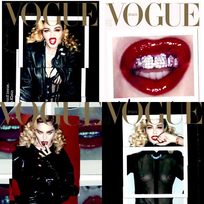 2017年　VOGUE イタリア版　マドンナ　Steven Klein Madonna Throughout the Years in Vogue