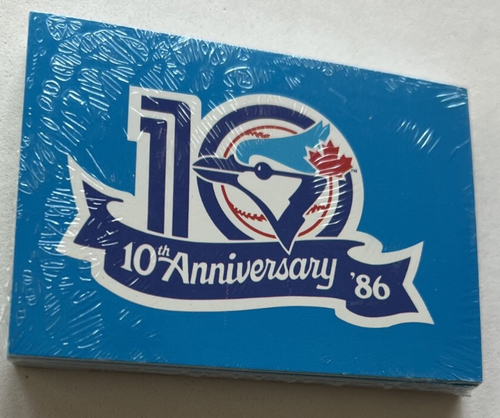 1986 TORONTO BLUE JAYS FIRE SAFETY 10TH ANNIVERSARY SET, 36 CARDS, 052625