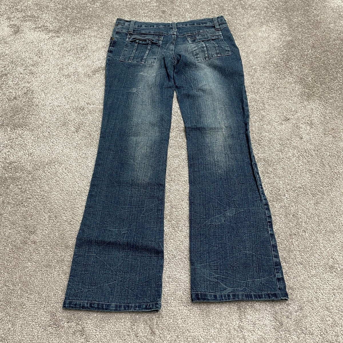 【新品】ok.soon／ orignal wide denime blue Buy Dark Blue Wide Leg Jeans from Next USA