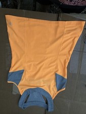 MPG Women's Orange Gray Crossback Stretch Tank Top Workout Yoga Sz M