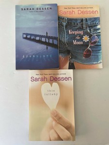 3 Sarah Dessen Books Set This Lullaby Dreamland Keeping The Moon Ebay