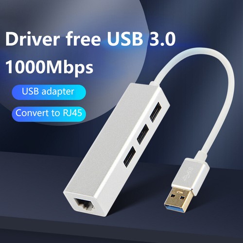 Ethernet Adapter 1000Mbps USB Type C To RJ45 Network Card For MacBook Switch $y - Photo 9/44