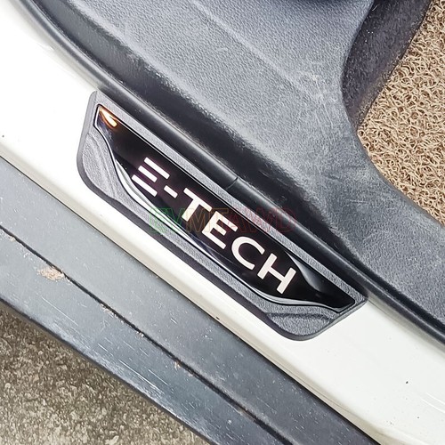Accesorios para Renault ZOE E-TECH acero inoxidable cromo listones de entrada listones protectores - Imagen 4 de 8