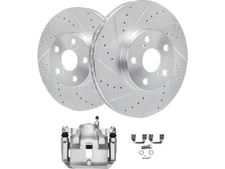 For 2003-2008 Toyota Corolla Brake Rotor and Caliper Set Detroit Axle 46588WSTD