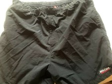 Nautica competition xl black shorts vintage with pockets zipper and button