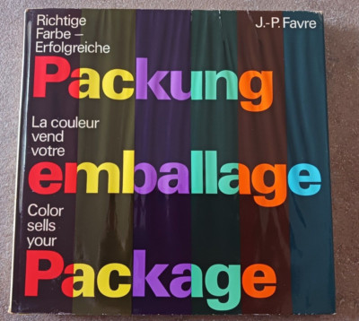 Packung Verpackung Paket. J. P. Favre. 1969 Ed. ABC Zürich. SELTENES BUCH!