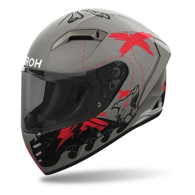CASCO INTEGRALE AIROH CONNOR XL Arancione,grigio,nero Desperado