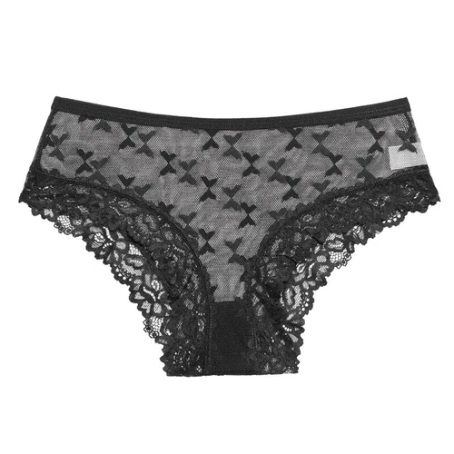 Mode Damen Hipster Slips Spitze Dessous Damen durchsichtig Höschen - Bild 6 von 16