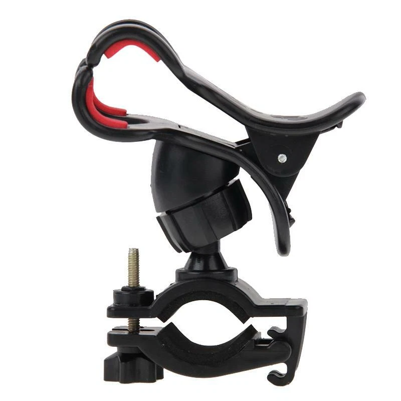 Universal Motorcycle Bike Bicycle Handlebar Cell Phone GPS Clip Holder Stand - Image 3 of 4