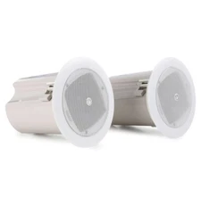 Atlas Sound FAP40T Ceiling Speaker System - White (1 pair)