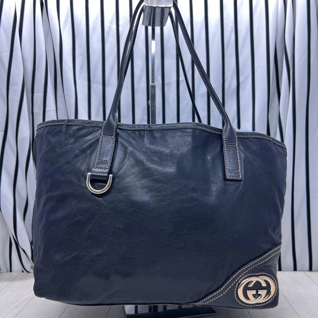 [Bon état] Sac fourre tout emboîté GUCCI A4 taille neuf Brit