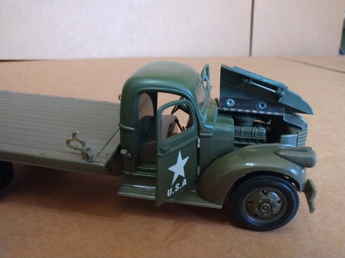 GATE MILITARY 1941 CHEVROLET FLATBED TRUCK AND JEEP - With Chain Strap - Picture 10 of 15