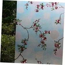  17.7" by 157.5" Static Cling Window Film for Privacy, Peach 17.7" By 157.5"
