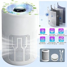 Luftreiniger HEPA Air Purifier für Allergiker Raucher, Luftreiniger für Allergie